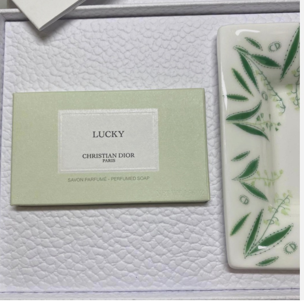 Christian Dior Soap & Dish Tray Set Limited VIP Gift New in Box BNIB - Picture 3 of 5